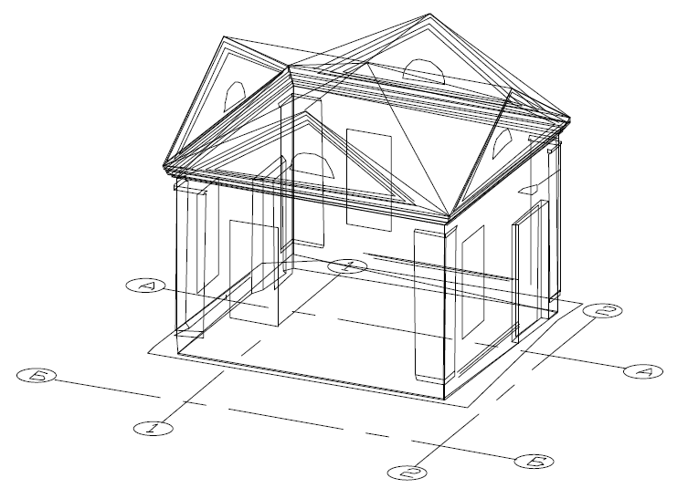 3-х мерная модель здания